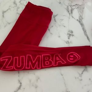 Brand new Zumba wear happy never looked better leggings